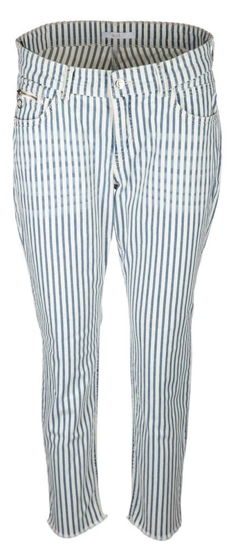 MAC JEANS Women's Slim Fringe Jeans, Blue (Urban Summer D222), W36/L29 (Manufacturer Size: 36/29) - Image 1