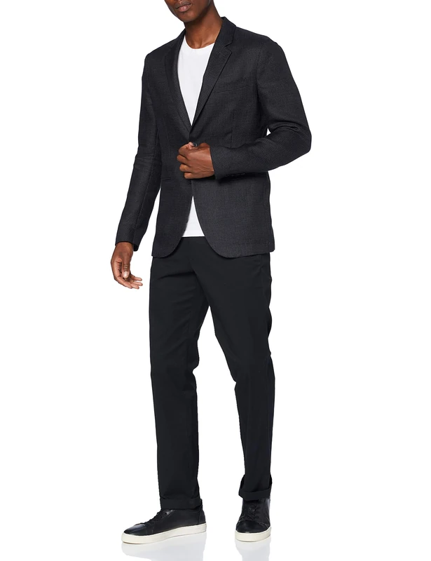 United Colors of Benetton (Z6ERJ) Men's Giacca Jacket Not Applicable, Black 901, 44