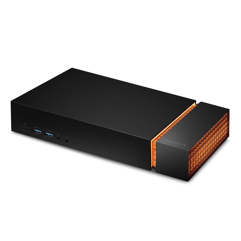 Seagate FireCuda Gaming Dock, 4TB, External Hard Drive, Thunderbolt 3, with NVMe, for PC Laptop, 3 year Rescue Services (STJF4000400)