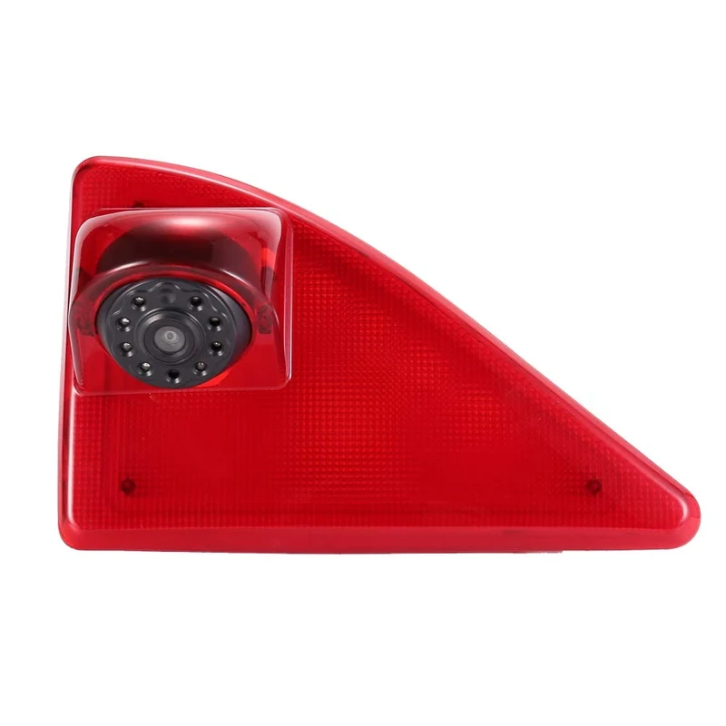 Third Roof Mounted High Lamp Brake Light Rear View Rear View Camera Can Adjust Angle Infrared Night Vision for Opel/Vauxhall Movano/Renault Master/Nissan NV400(Reverse Cameras)