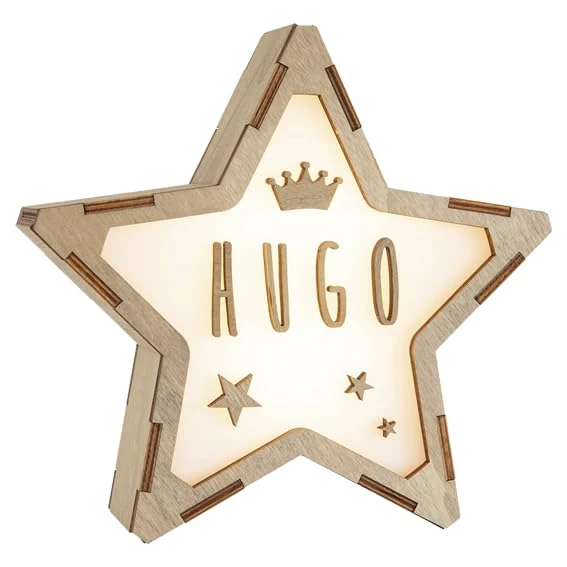 Vintiun Dual Star With Letter Kit Lamp - Image 1