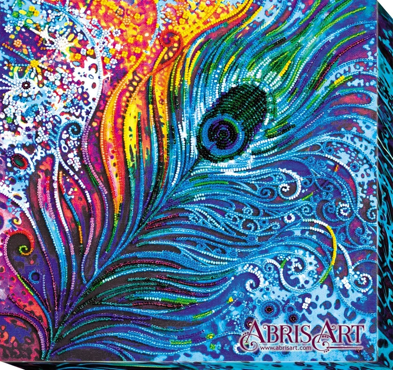 Abris Art AB-533 Pearl Stitch Embroidery Set, Cotton, Multi-Colour, 30 x 19 cm