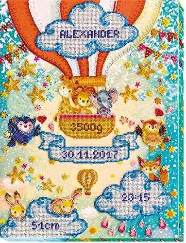 Abris Art AB-590 Pearl Stitch Embroidery Set, Cotton, Multi-Colour, 40 x 19 cm