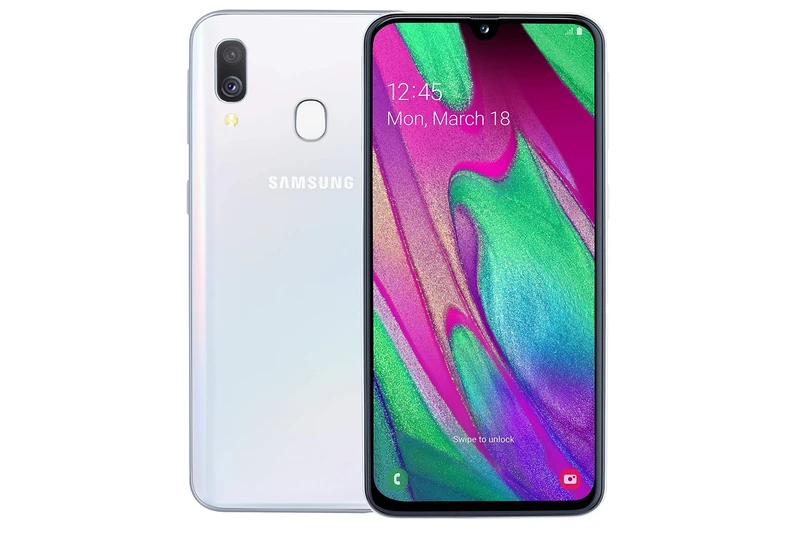2019 Samsung Galaxy A40 Dual SIM 64GB - White (Renewed)