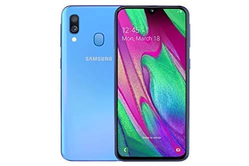2019 Samsung Galaxy A40 Dual SIM 64GB - Blue (Renewed)