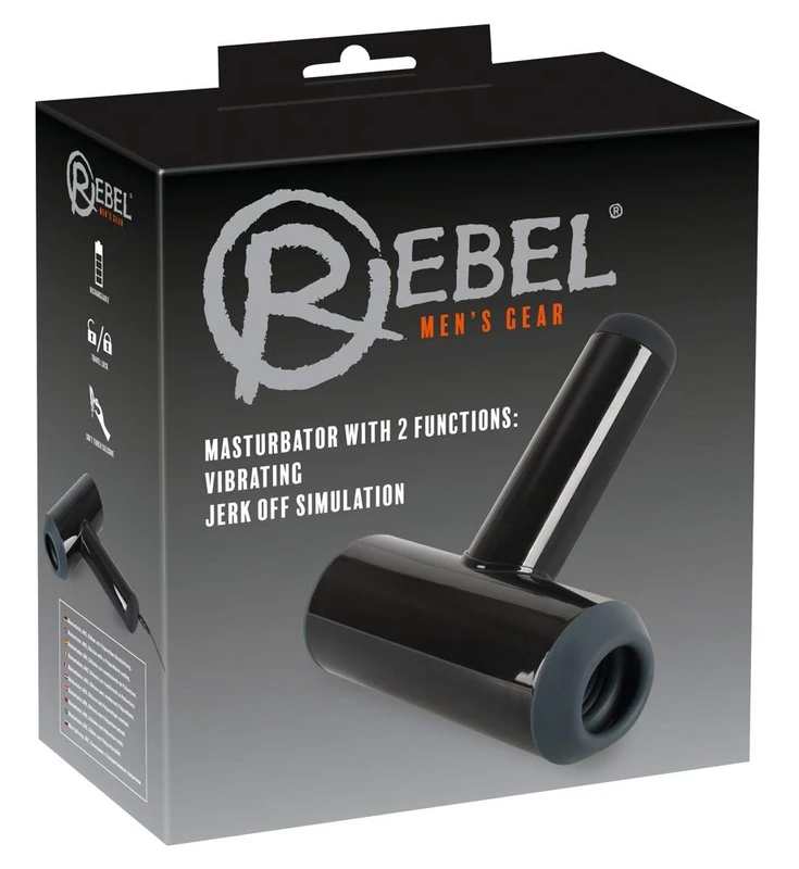 Rebel Masturbator-05948140000 Black One Size - Image 1