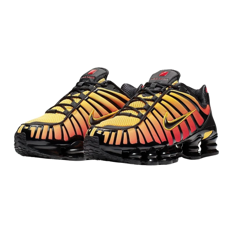 NIKE AV3595-004 Shox TL Men Black/Black-Amarillo-University RED UK 10.5