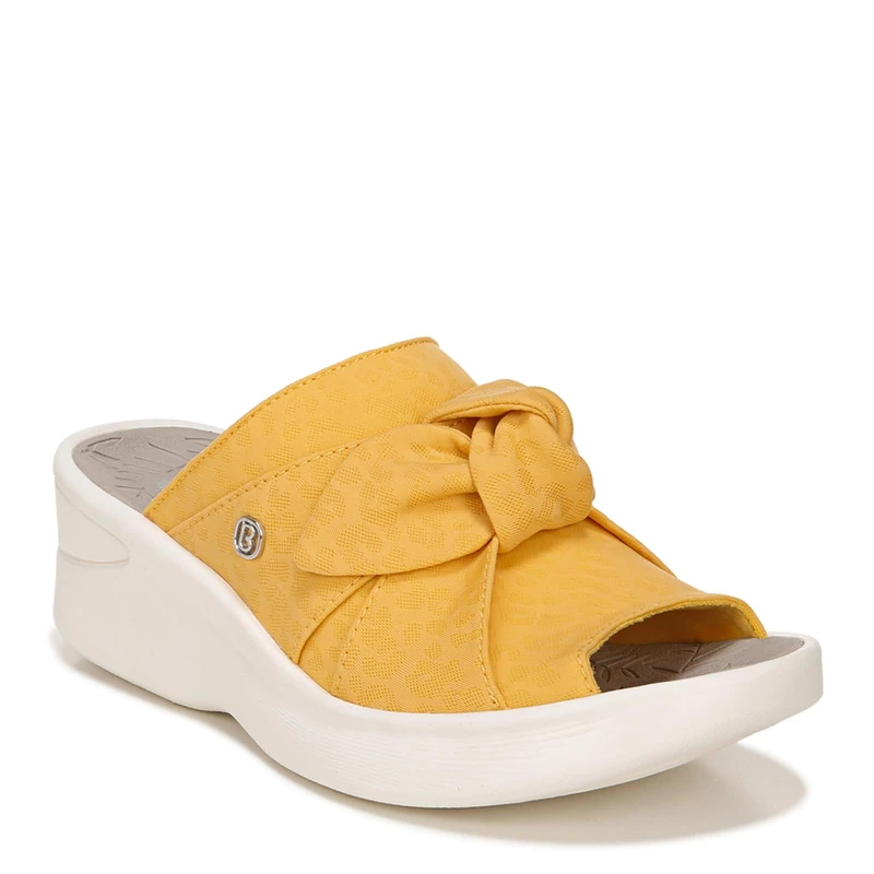 BZees Women Smile Sandal Yellow Medium UK 9