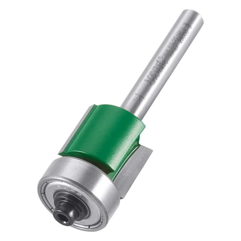 Trend CraftPro Guided Profiler Router Cutter Bit, 1/4 Inch Shank, 19.1mm Cut Diameter & 16mm Cut Length, Tungsten Carbide Tipped, C290X1/4TC