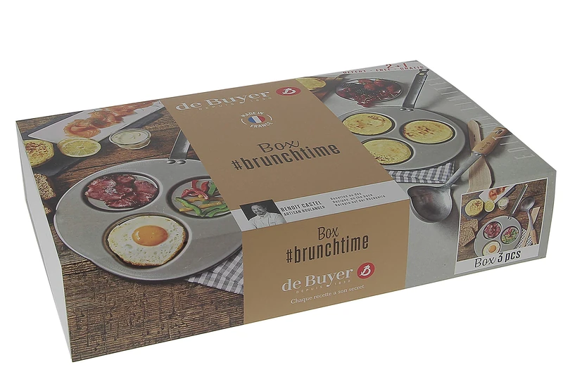 De Buyer 5612.01 Box #BRUNCHTIME: TRIBLINIS + Spatula + LOUCHE