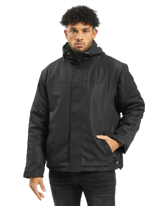Brandit Frontzip Windbreaker, color: black, size: 5XL