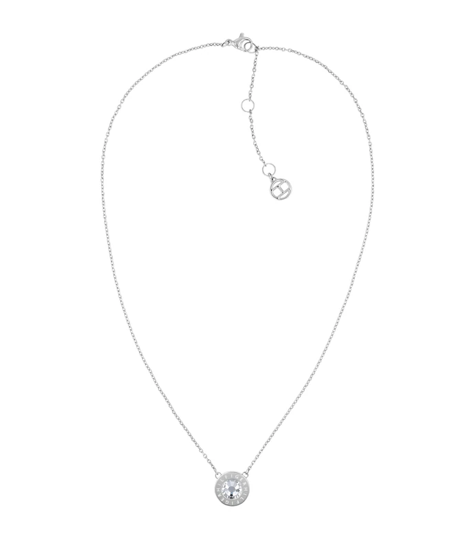 Tommy Hilfiger Jewelry Women's Pendant Necklace in Stainless Steel Embellished with a Crystal - 2780284