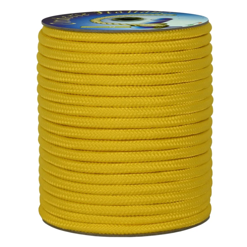 Corderie Italiane 006062653 Yellow polypropylene braid 14 mm - 50 mt - Image 1