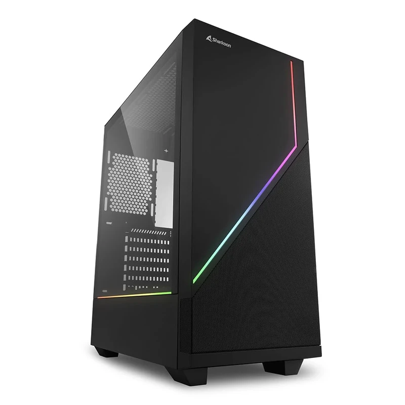 Sharkoon RGB Flow Black Mid Tower Case
