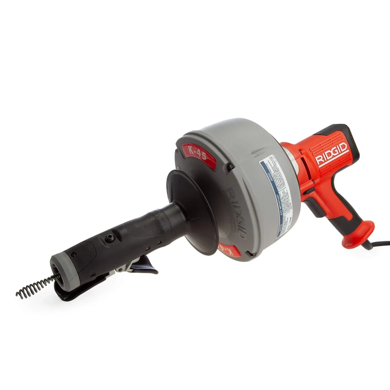 RIDGID 63698 DRAIN CLEANER, K-45AF5 220-240 (with UK plug) Machine with AUTOFEED
