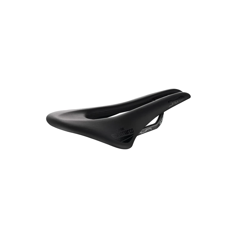 Selle San Marco Shortfit Superleggera Saddle: Black/Black Wide (L3)