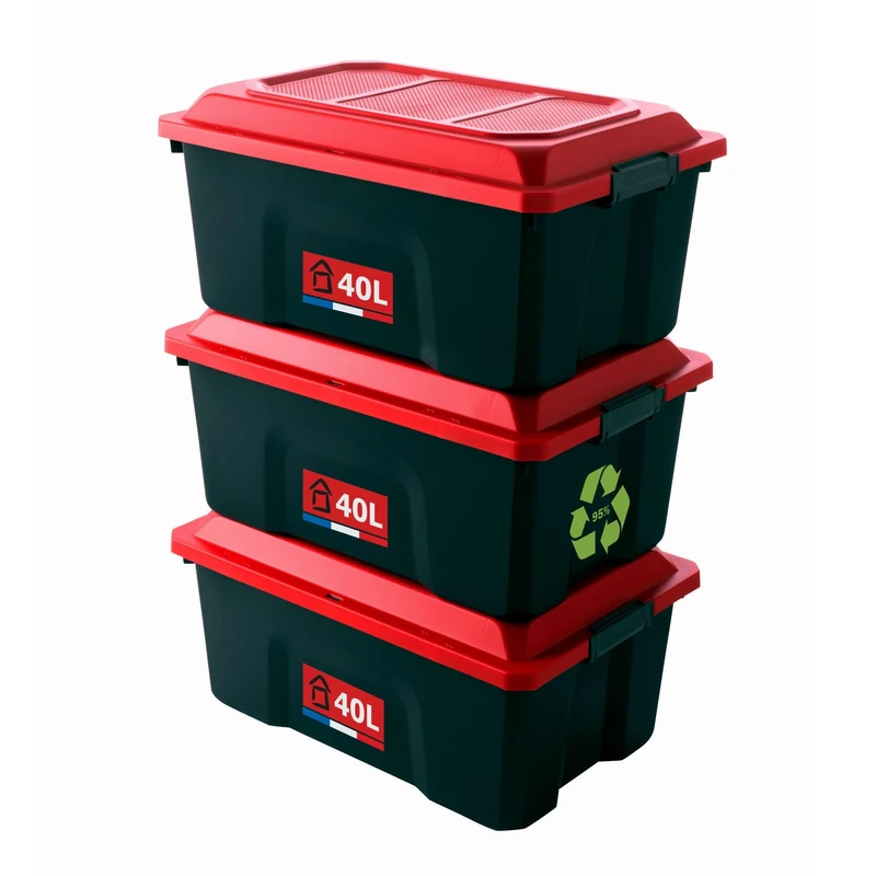 Sundis Locker, Black, 3 X 40L