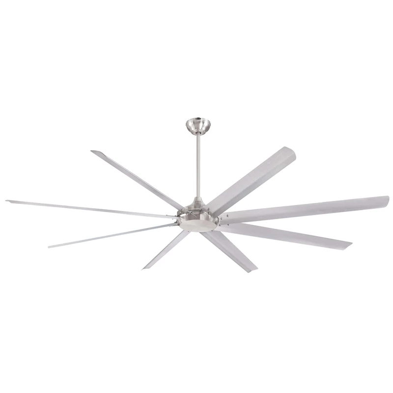 Westinghouse Lighting Widespan 254 cm Brushed Nickel Indoor Ceiling Fan With Remote Control and DC Motor