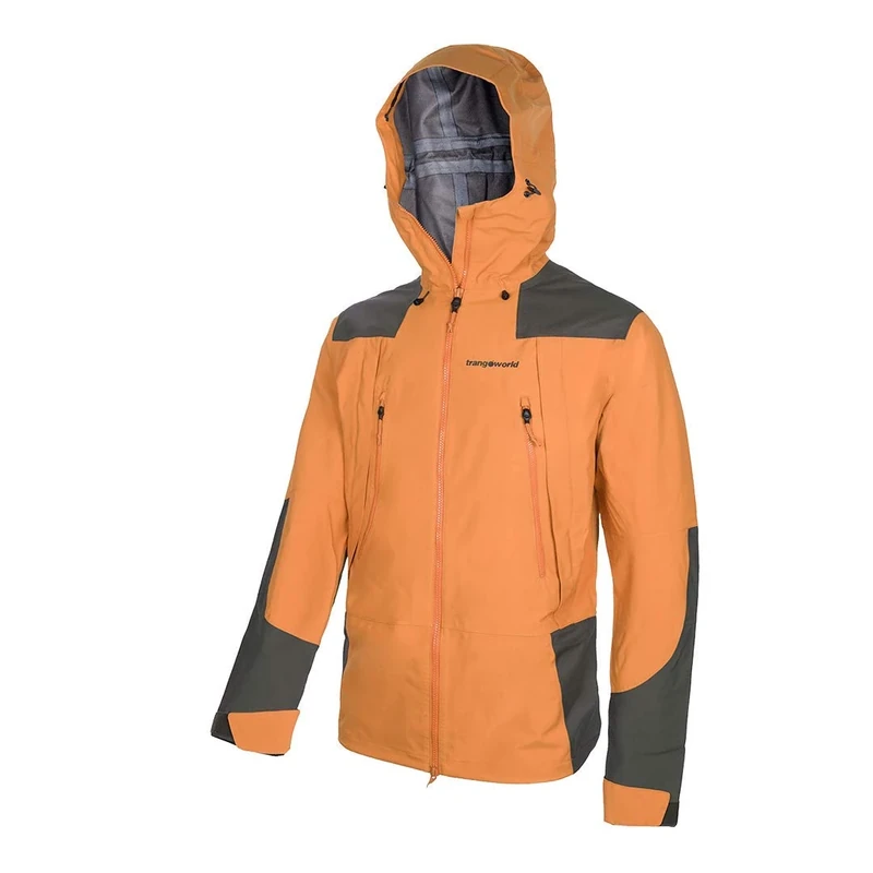 Trangoworld Men's Tempest Tw86 Jacket, mens, Jacket, PC008501-5DF-2XL, ochre/Dark green, 2XL