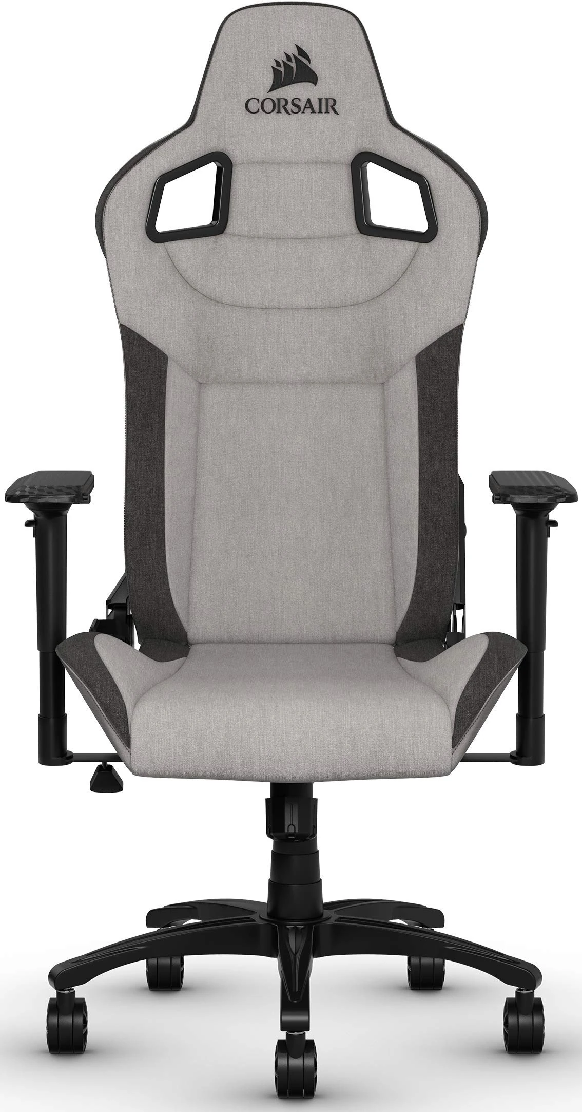 Corsair T3 RUSH, Fabric Gaming Chair, Grey/Charcoal