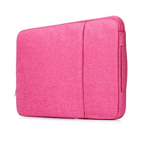 Protective Case for 13-Inch Laptop - Denim Effect - Pink