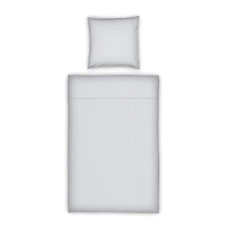 Möve Bed Linen Set, Satin, Moonlight, 135 x 200 cm + 80 x 80 cm
