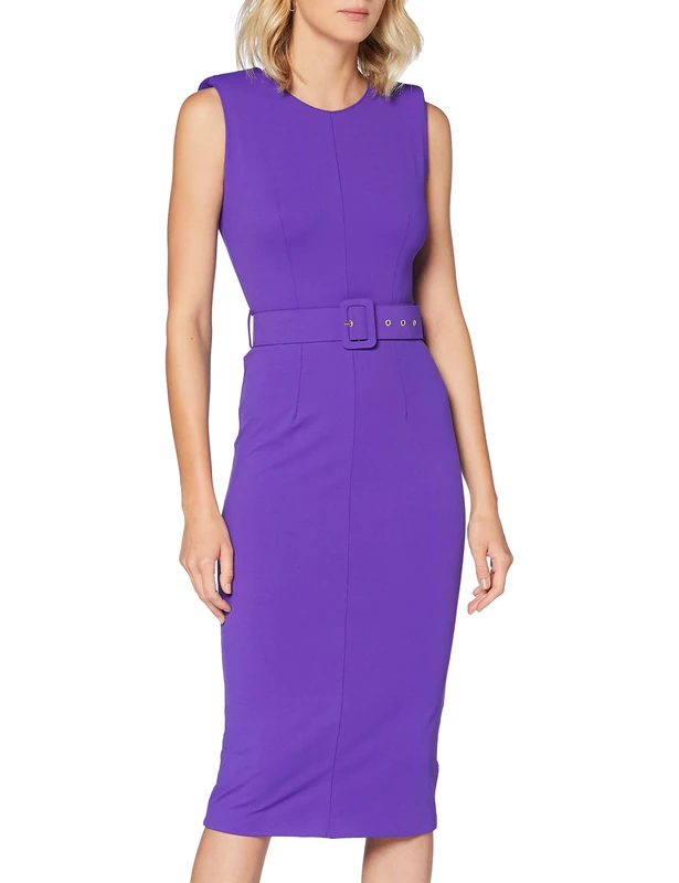 Silvian Heach Women's Dress Plahn(mb), Purple (Violet Violet), Large - Image 1