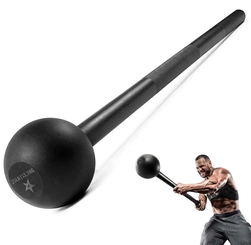 Yes4All L7VE Mace Bell, 11.3 KG | 25 POUND, Black