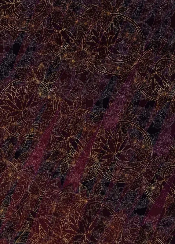 Komar HX4-024 Non-Woven Photo Wallpaper Lotus XXL Decoration Art Nouveau Bedroom Living Room Office Hallway Size 200 x 280 cm (Width x Height) Colourful