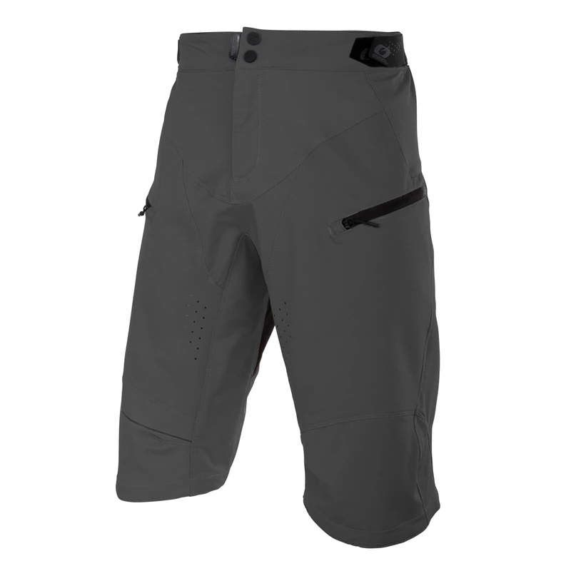 O'NEAL | Mountainbike-Pants | MTB Mountain Bike DH Downhill FR Freeride | Waterproof, Breathable Material, Polyester | Rockstacker Shorts | Adult | Grey | Size 38/54