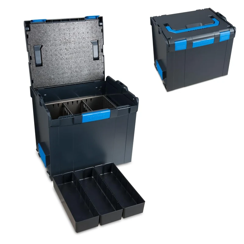 Sortimo L-BOXX 374 G with 3F Divider Set and 3 Inset Boxes H63 - Image 1