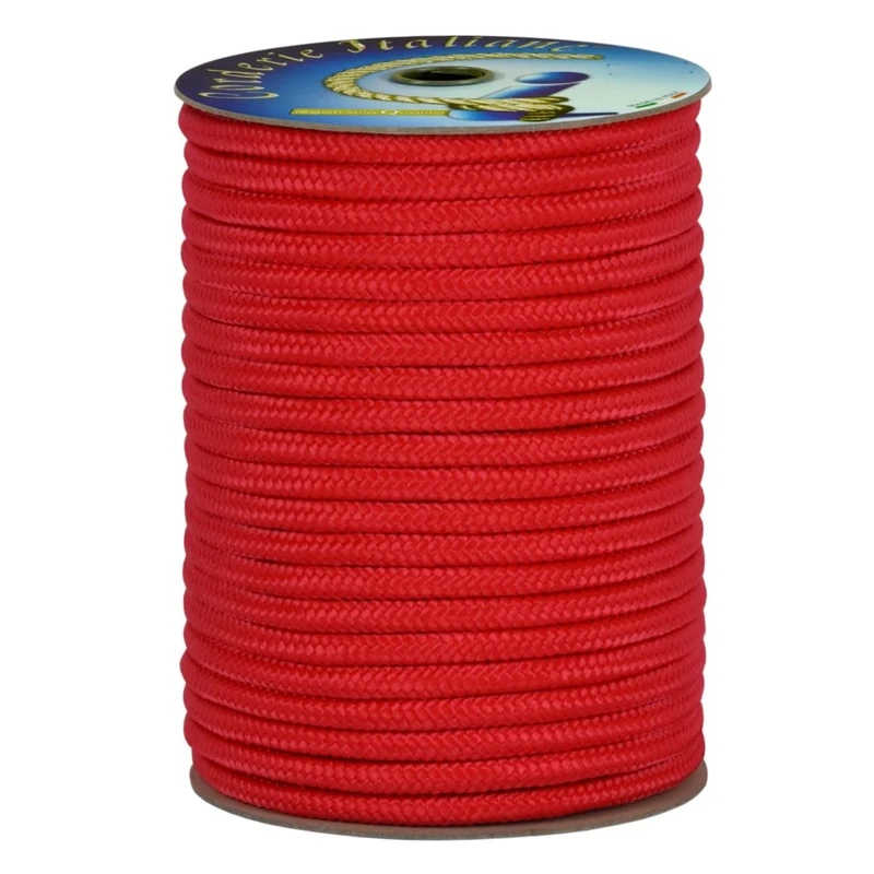 Corderie Italiane 006064411 Polypropylene Braid Red 8 mm - 100 m