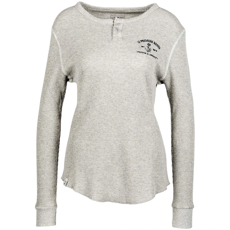 Nitro Wasteland Ls'20 Long-Sleeved Shirt, Unisex, 1201-874081, heather grey, L - Image 1