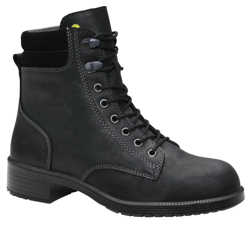 ELTEN Nikola Black Mid ESD S2 Safety Shoes, Women's Business Elegant, Black, Steel Toe Cap - Size 40