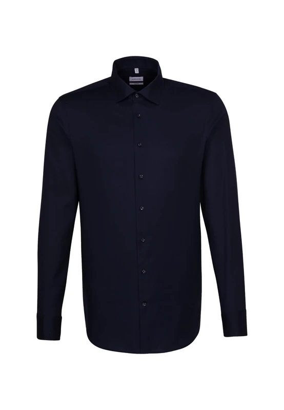Seidensticker men's business shirt - shaped fit - non-iron - Kent collar - long sleeve - 100% cotton