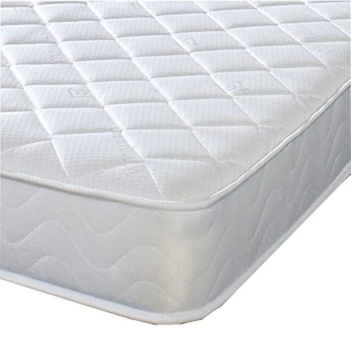 eeXtreme comfort ltd Darcy Diamond Essentials Double Mattress (135 x 190cm) | Foam-Free Bonnell Spring | Cooltouch Breathable Cover | Plush Comfort Support | 18cm Deep Value Mattress | UK Made