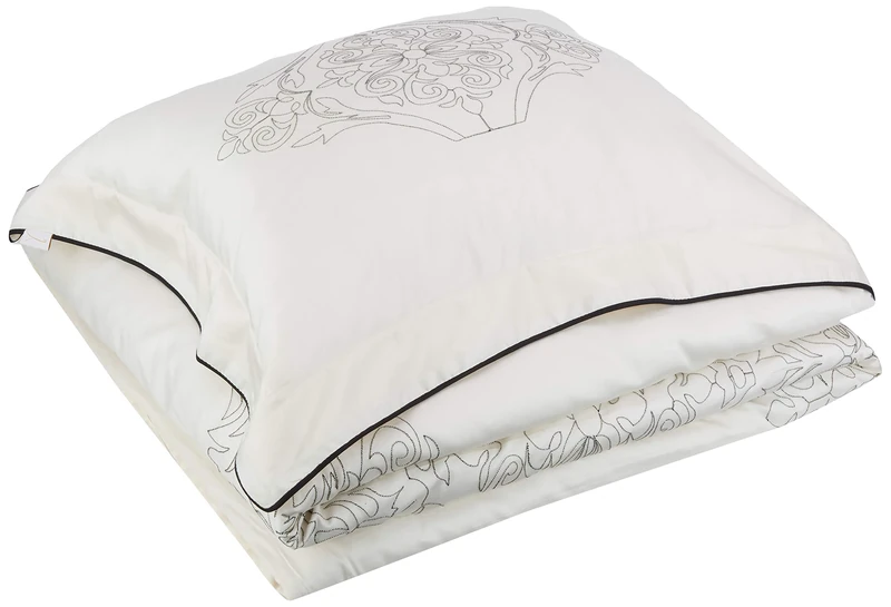 Yellow Indy Duvet Cover, 100% Cotton Satin, Natural, 140 x 220 Cm, 1.0 Pieces