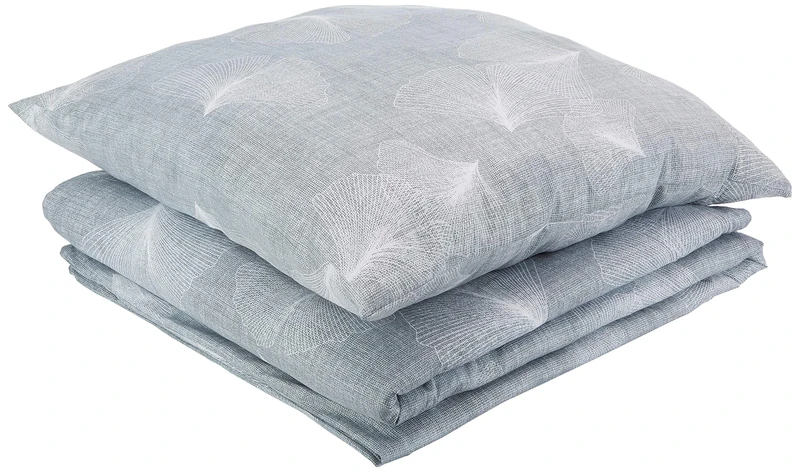 Zo.Home Saskia Duvet Cover 100% Cotton Satin, Grey, 155 x 220 cm, 1.0 Pieces