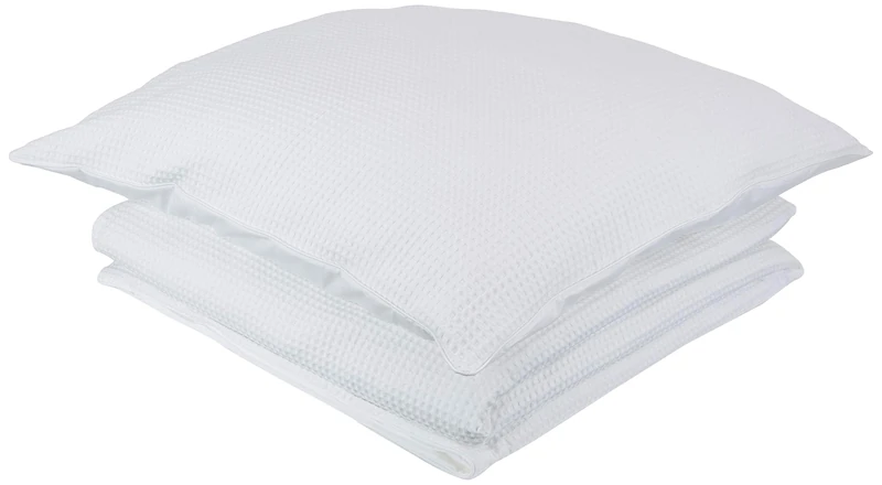Yellow Wallis Duvet Cover, 100% Percale Cotton, White, 135 x 200 Cm, 1.0 Pieces - Image 1