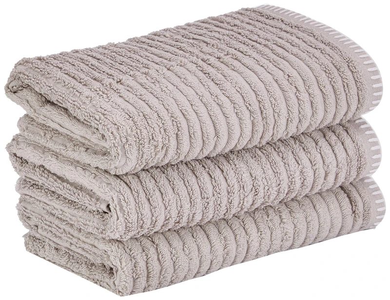Heckett Lane Hand Towel, Cotton, Glacier Grey, 50 x 100 cm