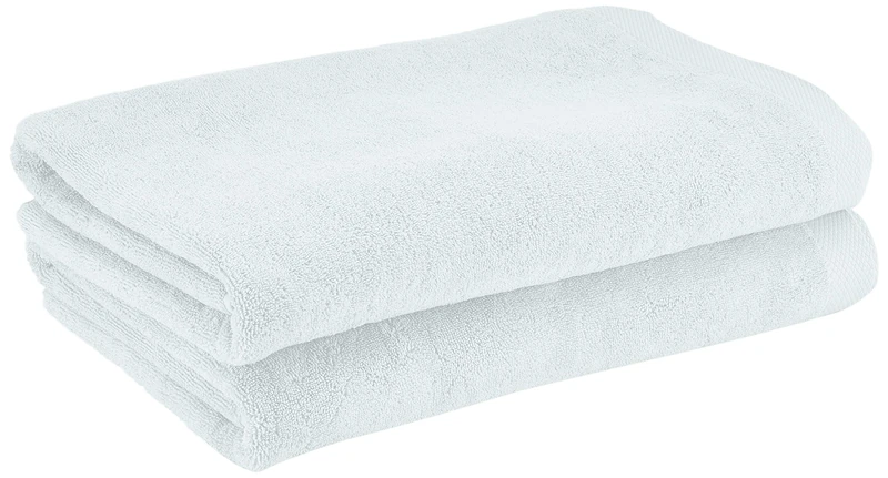 Heckett Lane Bath Beach Towel, 100% Cotton, Sprout Green, 90 x 180 Cm, 2.0 Pieces
