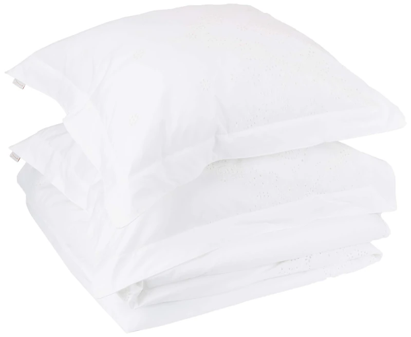 Yellow Nani Duvet Cover, 100% Percal Cotton, White, 200 x 220 Cm, 1.0 Pieces - Image 1