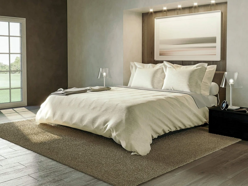 Yellow Carice Duvet Cover, 100% Percale Cotton, Off-White, 260 x 220 Cm, 1.0 Pieces - Image 1