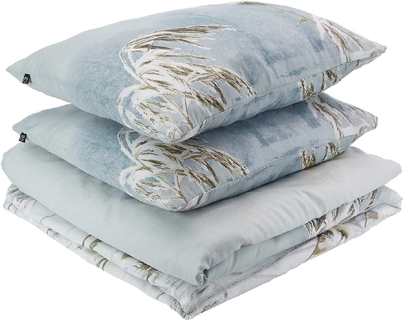 ZO! Home Satin Duvet Cover Alice 260 Blue - Image 1
