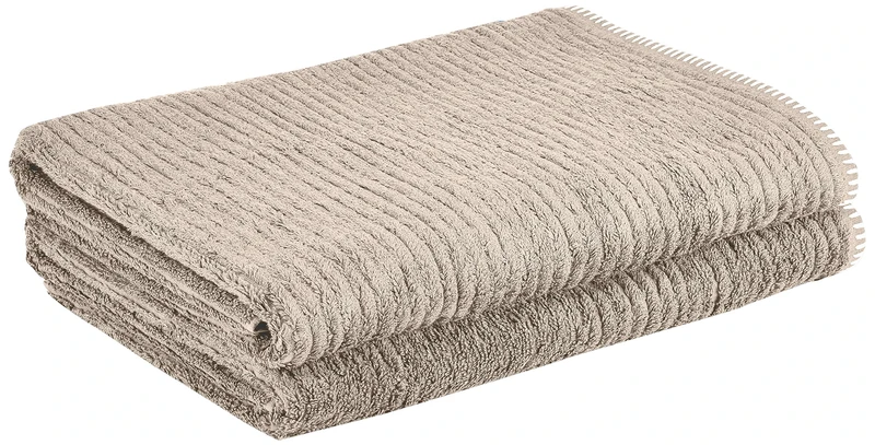 Heckett Lane Beach Towel, Taupe, 90 x 180 cm