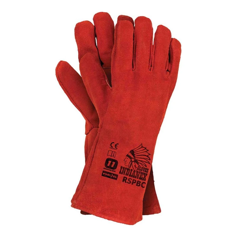 Reis Rspbc-Indianex Indianex Gloves Protective Gloves, Red, 11 Size, Pack of 12