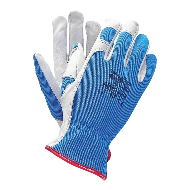 Reis Rltoper-Lady6 Topgekon Protective Gloves, Blue-White, 6 Size, Pack of 12