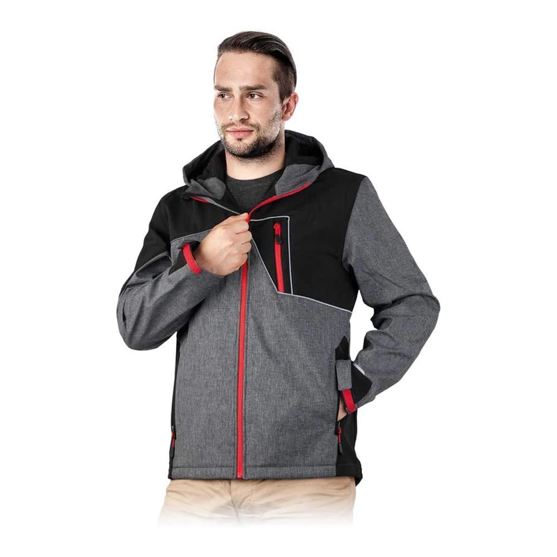 Leber&Hollman LH-Drizel_Sbl Protective Jacket, Greyblack, Large Size