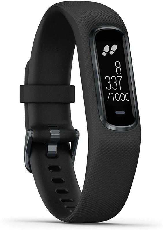 Garmin [ Renewed ] vivosmart 4, Smart Health and Fitness Activity Tracker, Slate, Large (Renewed)