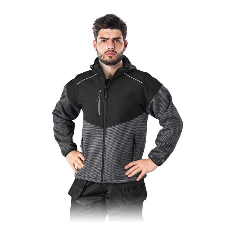 Leber&Hollman LH-Herring_Bsl Protective Jacket, Black-Grey, Large Size